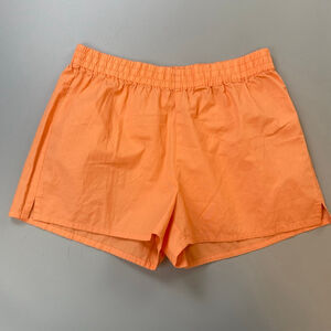 Sunday Best Shorts Orange Womens Small Aritzia Elastic Waist Indie Athleisure
